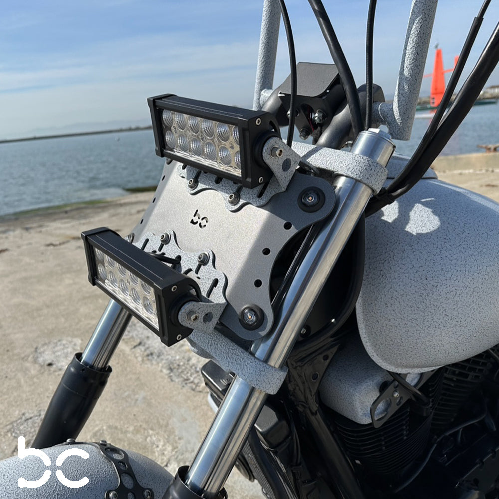 MultiFit LED Light Bar Headlight Bracket (Holes)