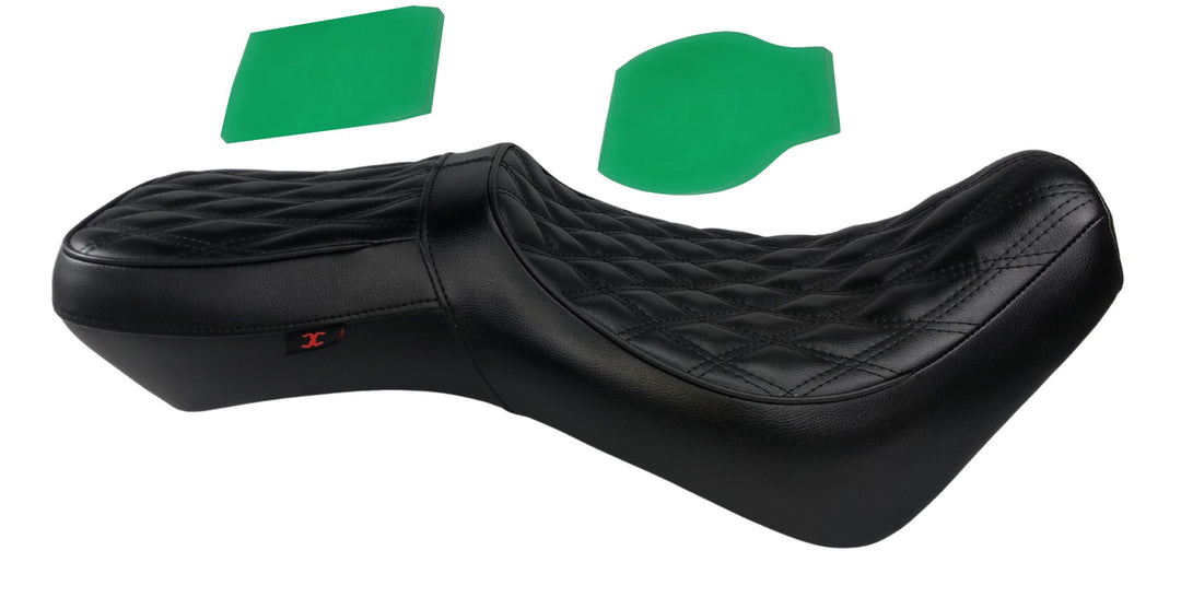 HONDA Rebel 300 & 500 Diamond Stitch Gel Dual Low Profile Seat 2017-2025