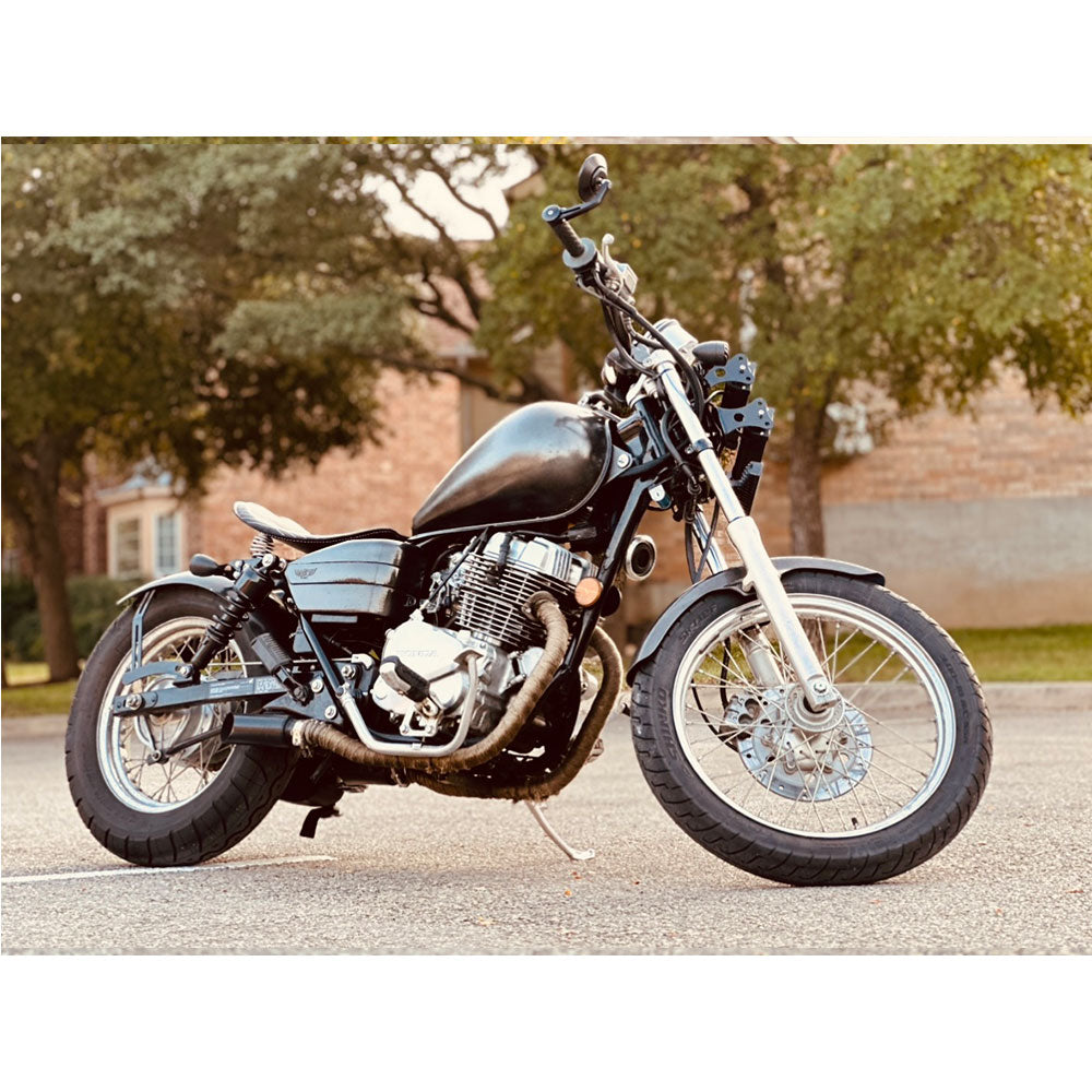 Honda Rebel CMX250 SaddleBag Kit (RUSTICO SaddleBag + Left Bike Bracket + SaddleBag Bracket)