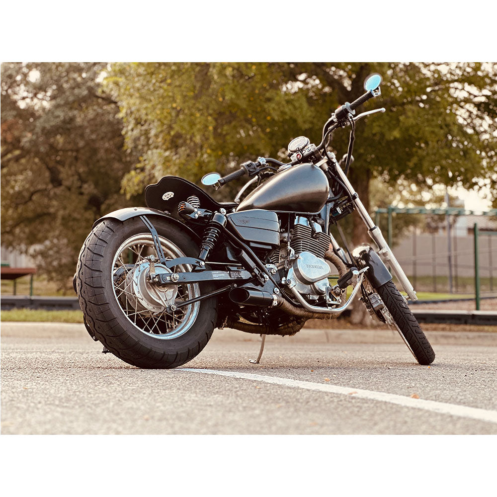 Honda Rebel CMX250 SaddleBag Kit (RUSTICO SaddleBag + Left Bike Bracket + SaddleBag Bracket)