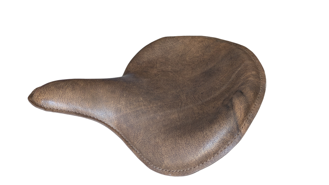 Harley Police Style Panhead Knucklehead Flathead EL WL ULH Genuine Leather Seat