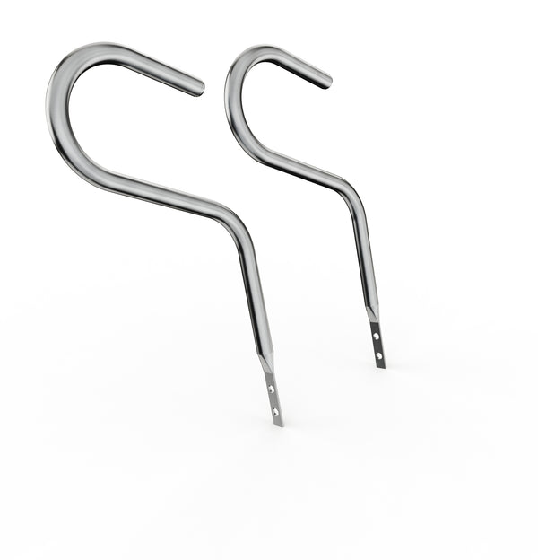 Car Club Sign Plaque Brackets (Stainless Polished)