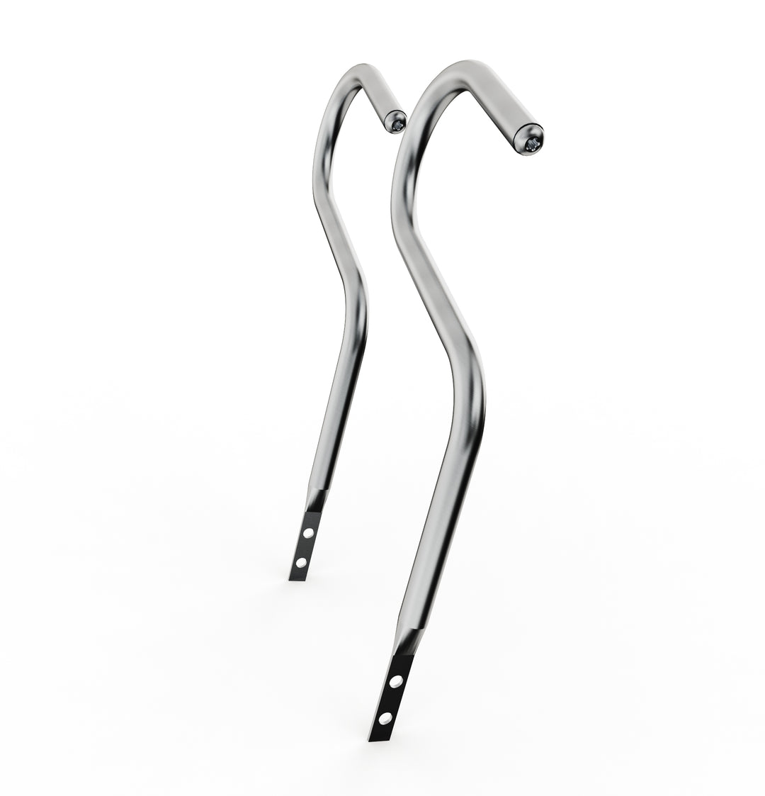Car Club Sign Plaque Brackets (Stainless Polished)