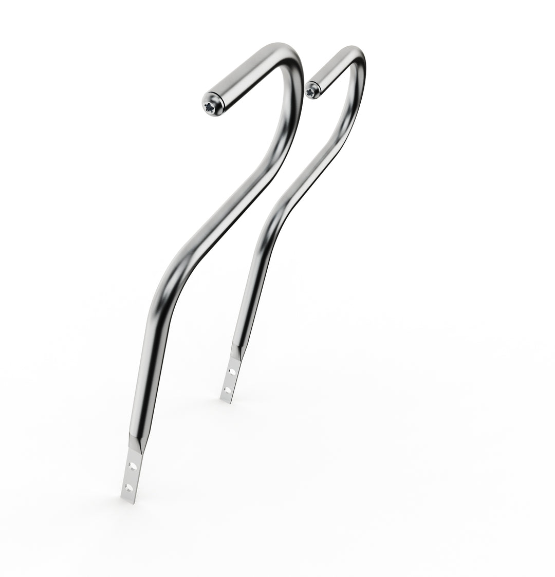 Car Club Sign Plaque Brackets (Stainless Polished)