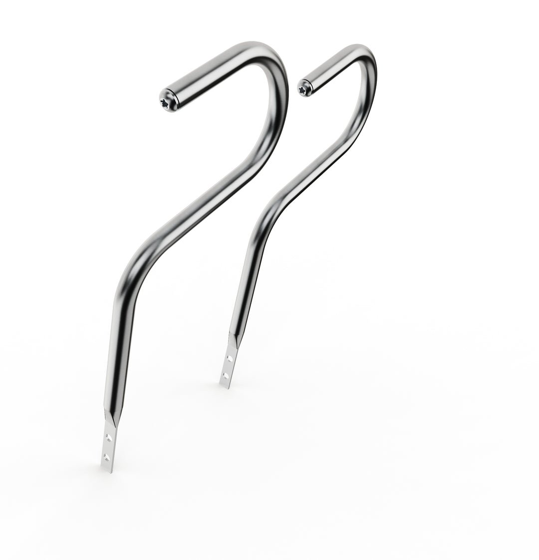 Car Club Sign Plaque Brackets (Stainless Polished)