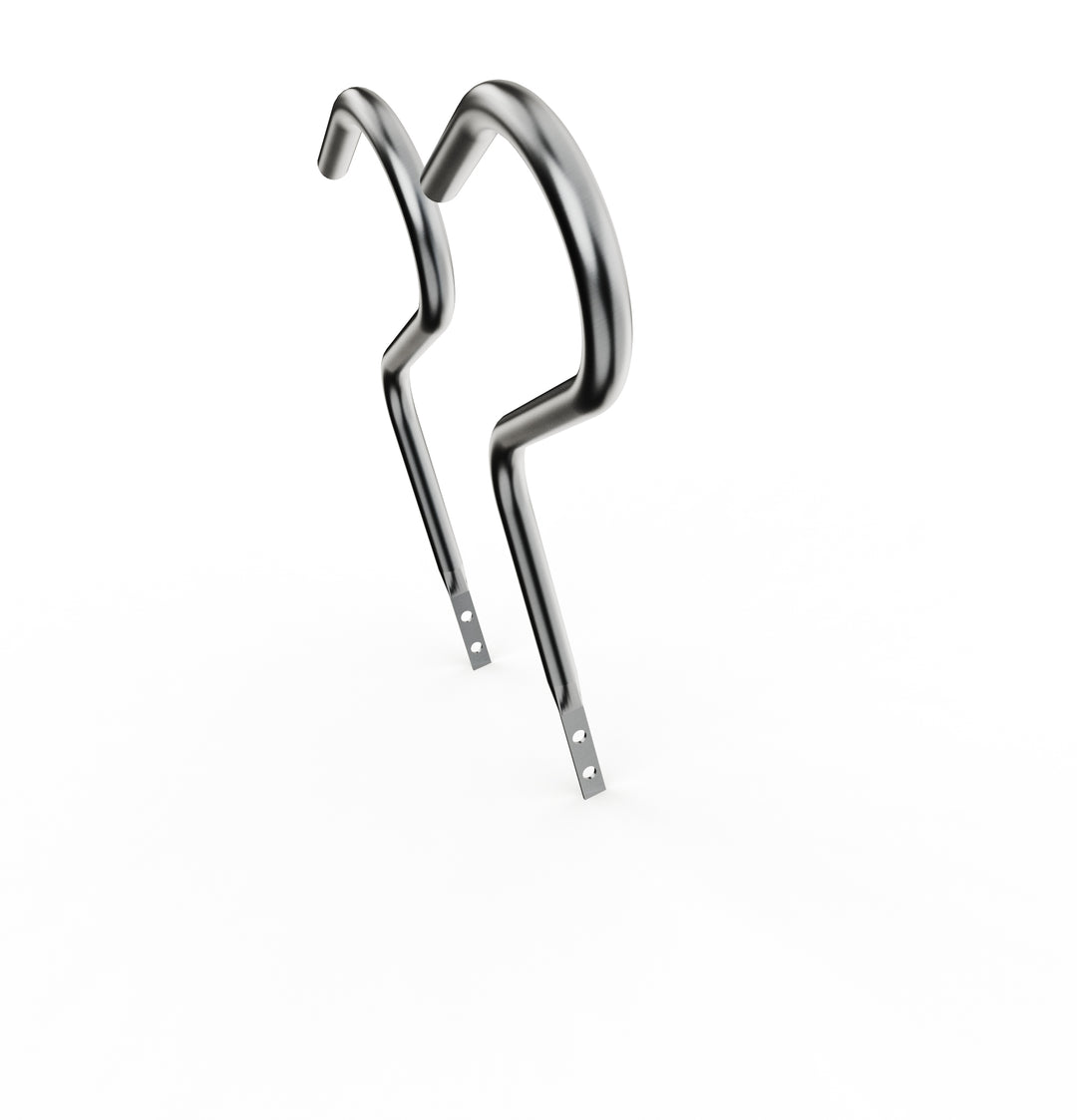 Car Club Sign Plaque Brackets (Stainless Polished)