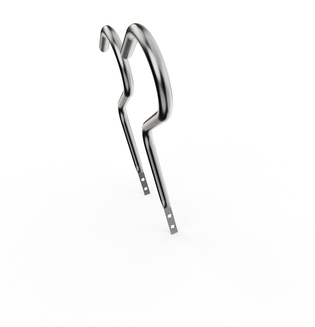 Car Club Sign Plaque Brackets (Stainless Polished)