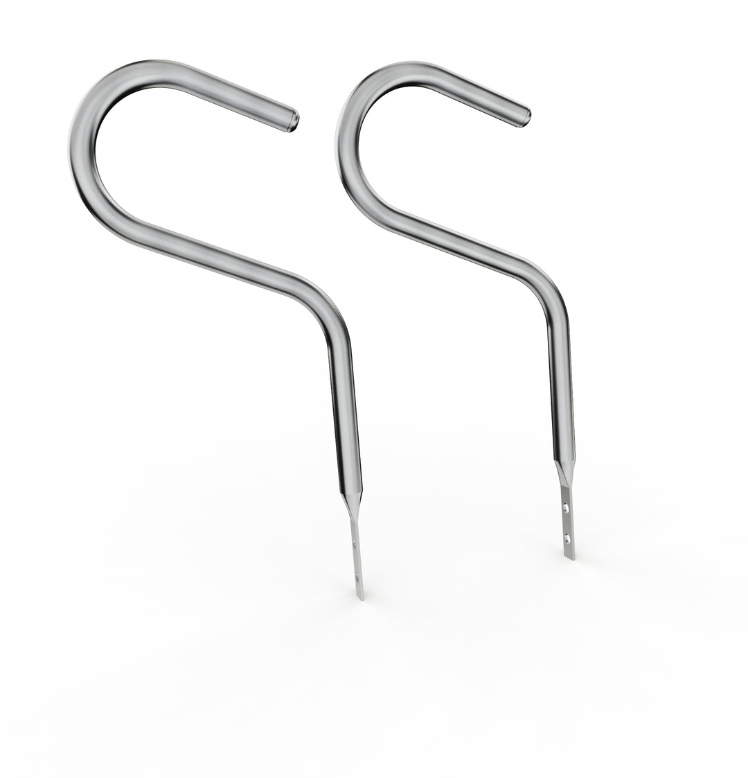Car Club Sign Plaque Brackets (Stainless Polished)