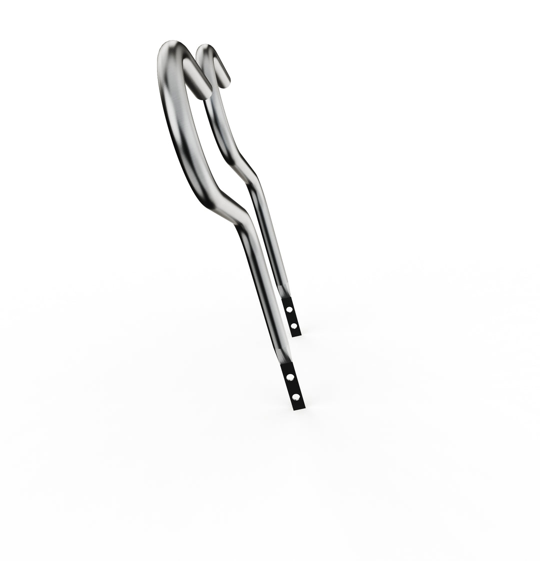 Car Club Sign Plaque Brackets (Stainless Polished)