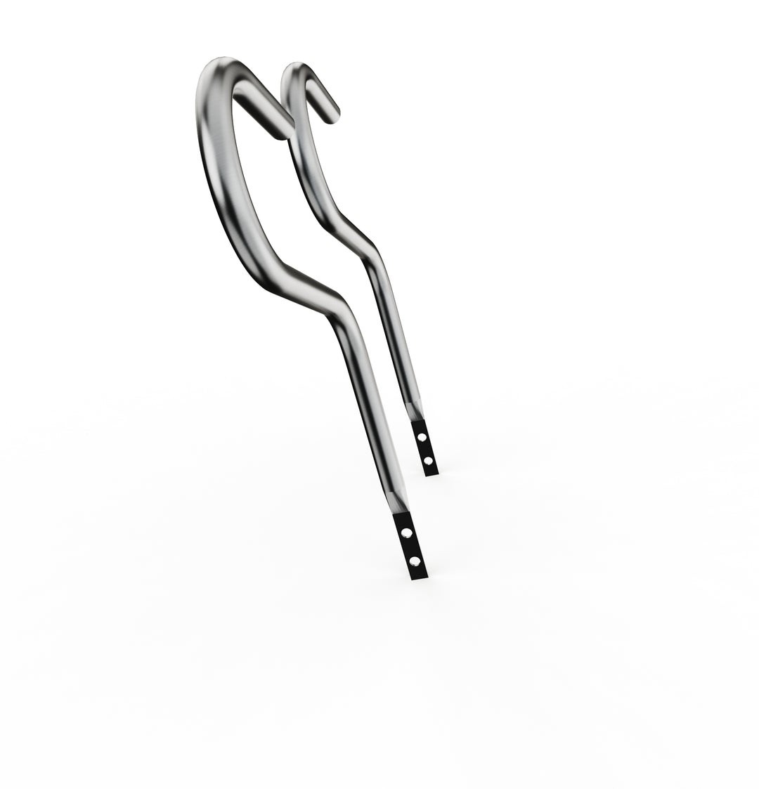 Car Club Sign Plaque Brackets (Stainless Polished)