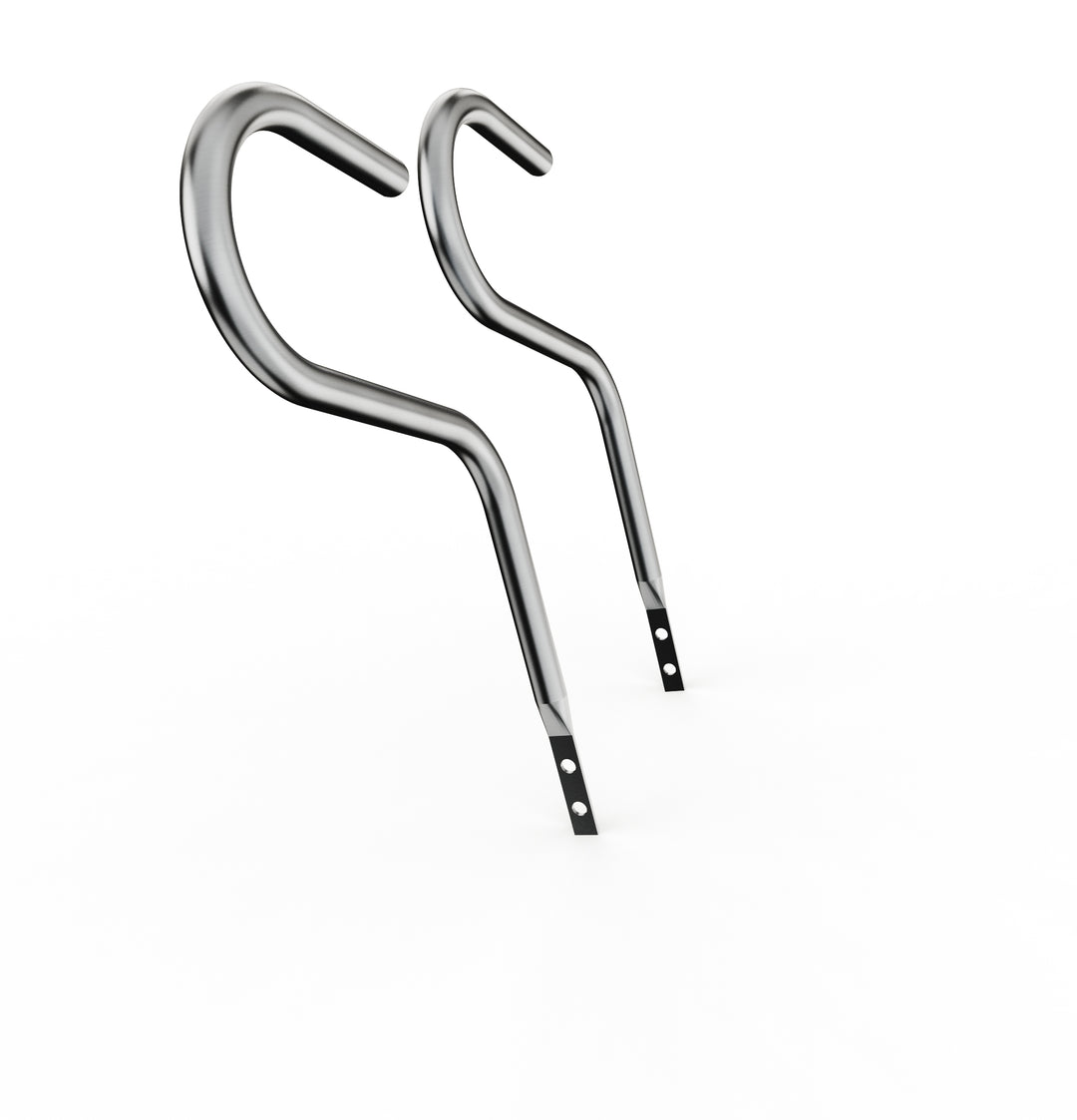 Car Club Sign Plaque Brackets (Stainless Polished)
