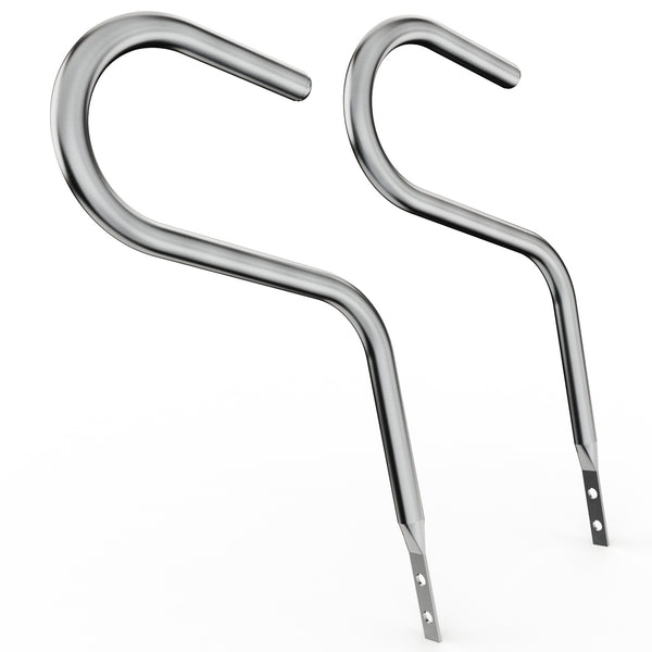 Car Club Sign Plaque Brackets (Stainless Polished)