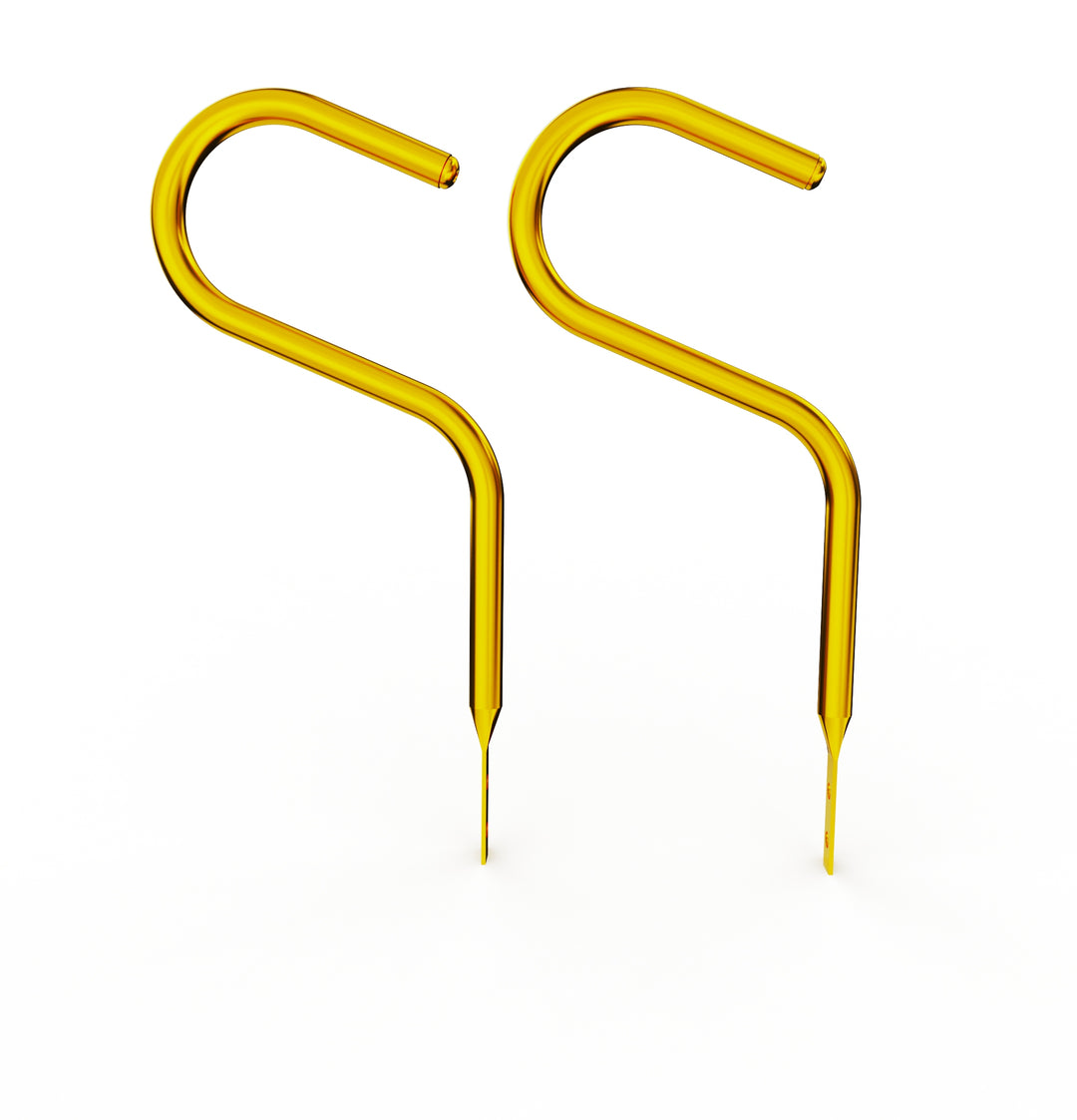 Car Club Sign Plaque Brackets (Gold Plated Stainless Steel)