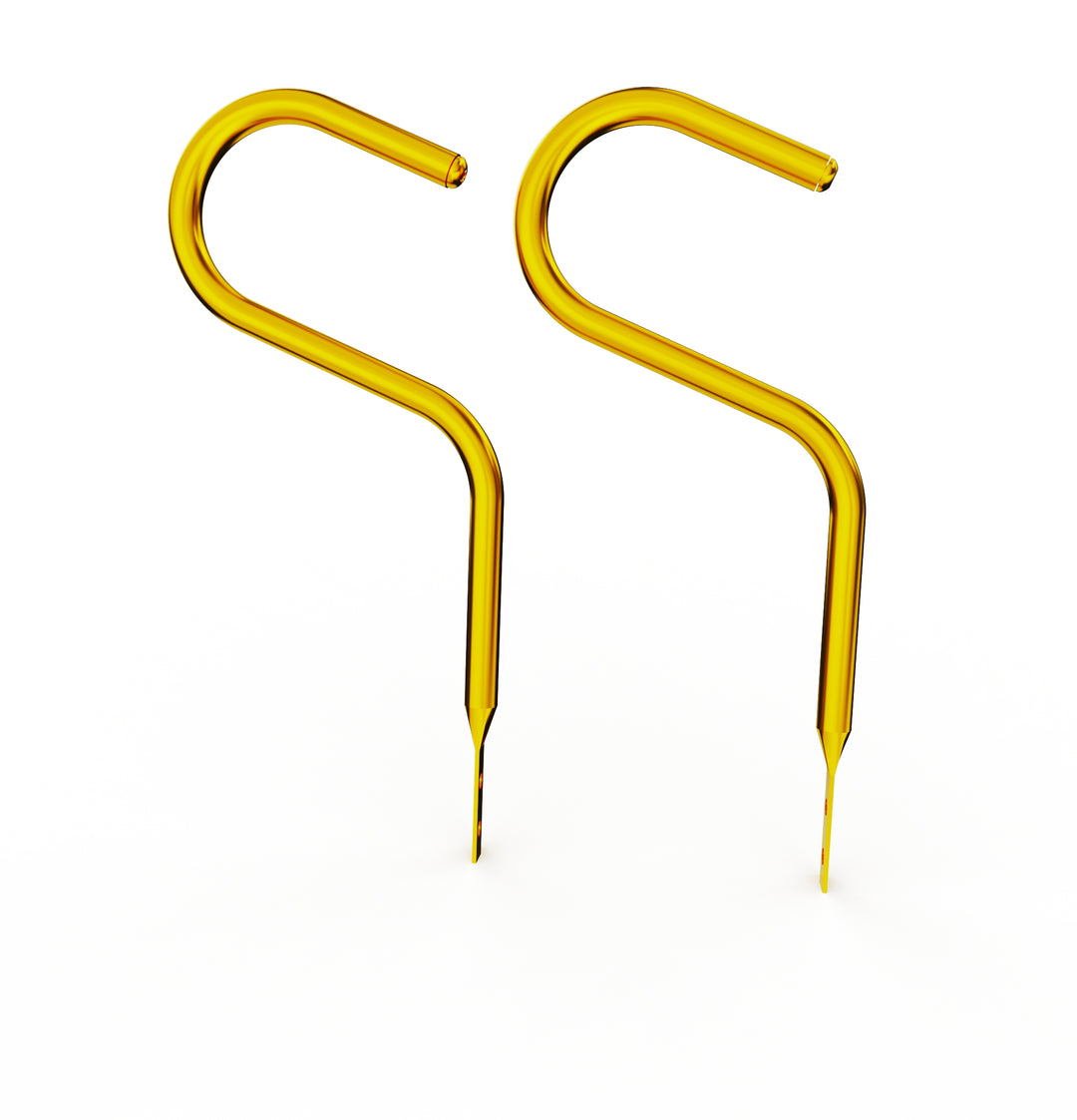Car Club Sign Plaque Brackets (Gold Plated Stainless Steel)