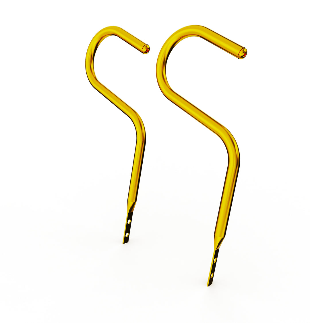 Car Club Sign Plaque Brackets (Gold Plated Stainless Steel)