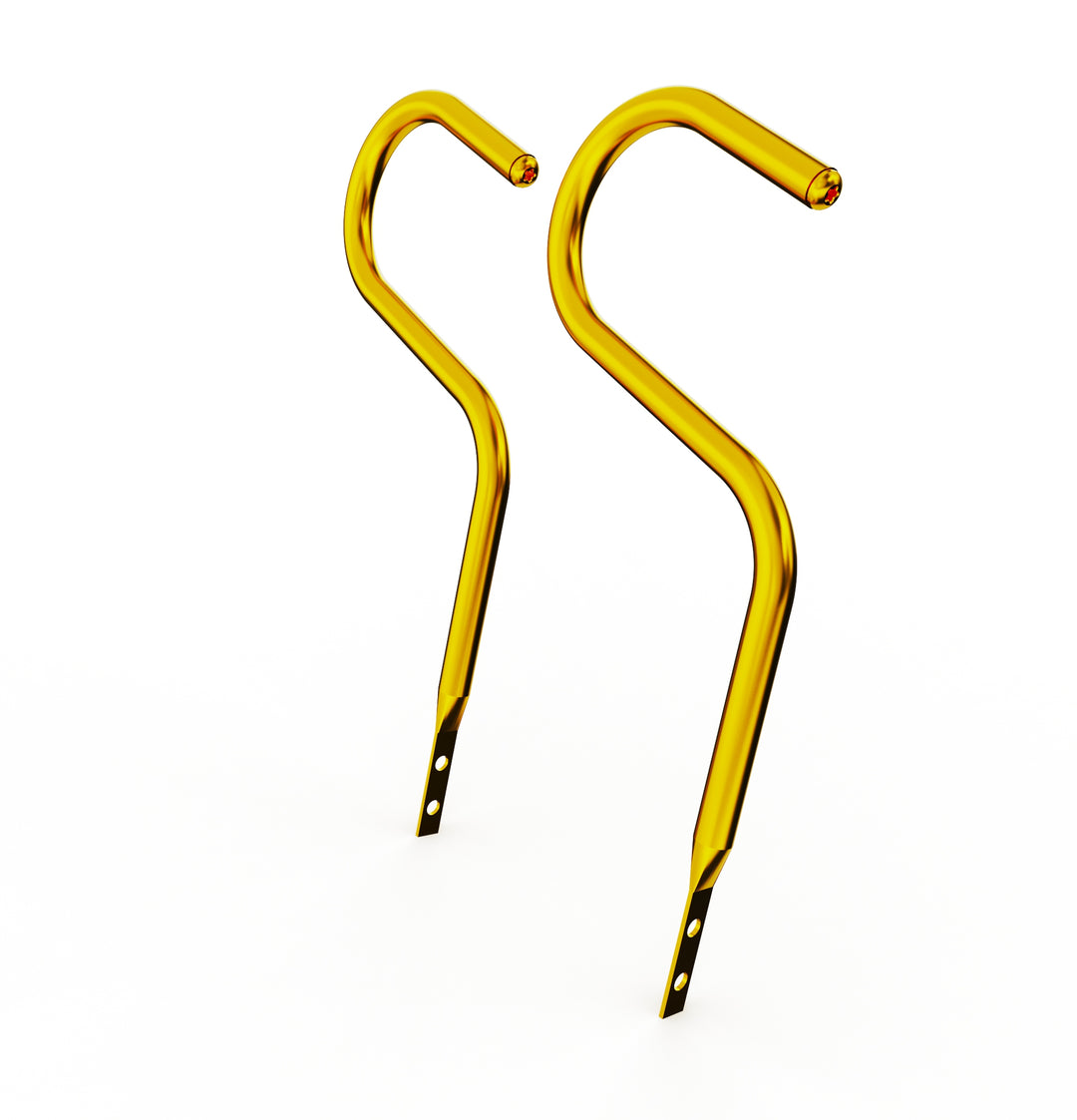 Car Club Sign Plaque Brackets (Gold Plated Stainless Steel)