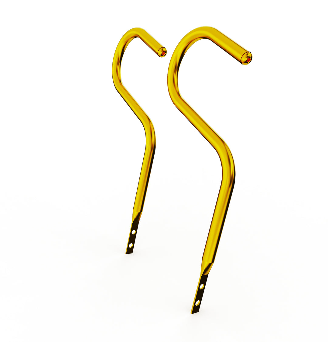 Car Club Sign Plaque Brackets (Gold Plated Stainless Steel)