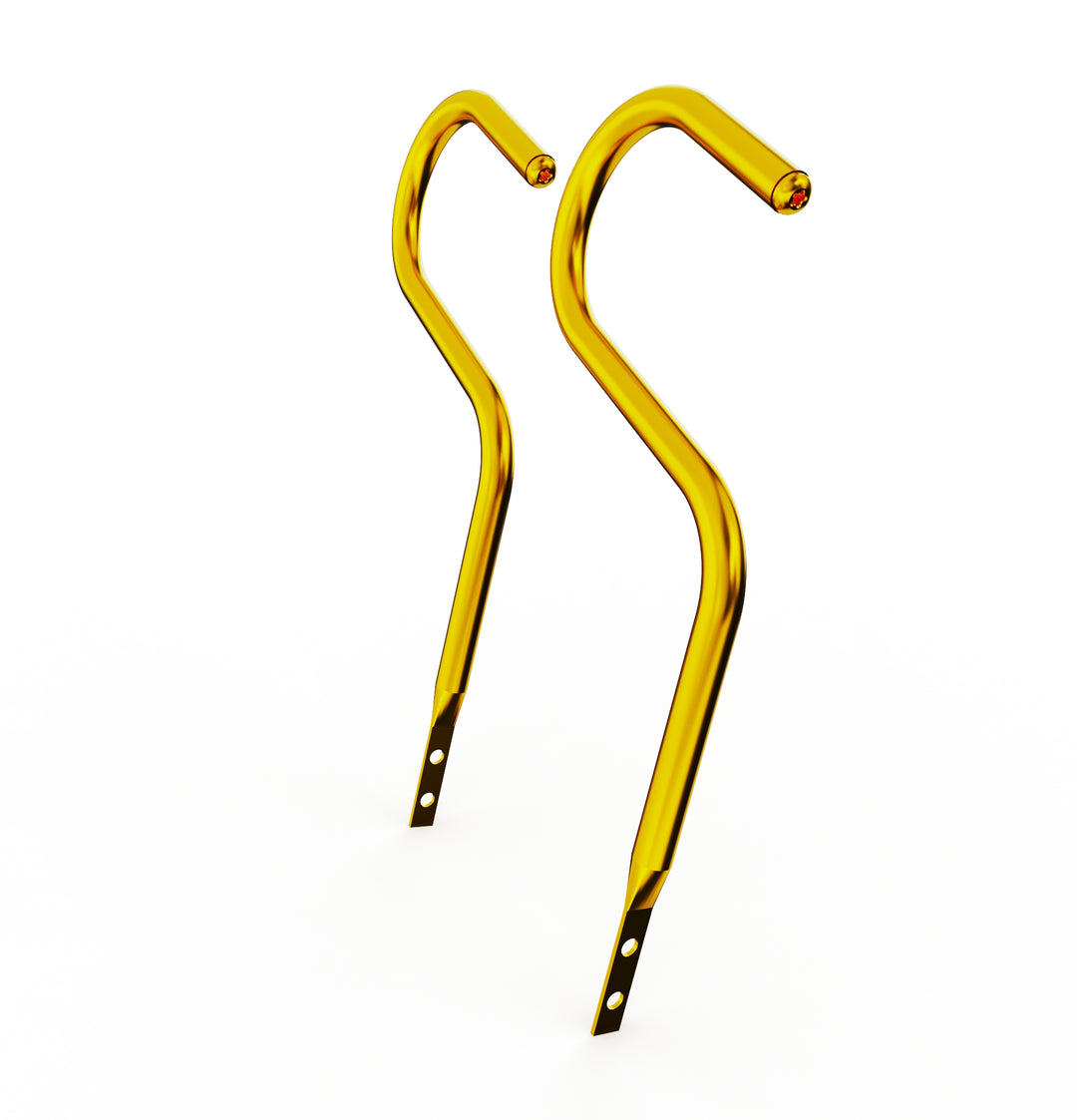 Car Club Sign Plaque Brackets (Gold Plated Stainless Steel)