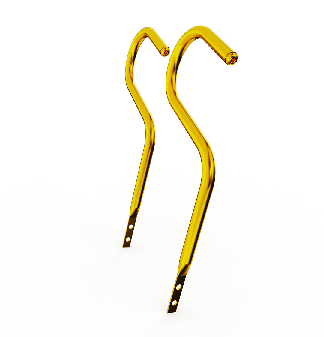 Car Club Sign Plaque Brackets (Gold Plated Stainless Steel)