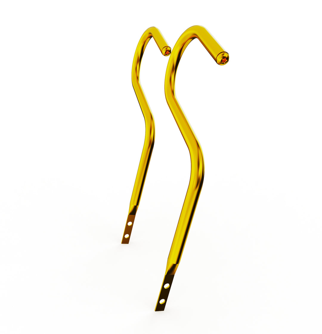 Car Club Sign Plaque Brackets (Gold Plated Stainless Steel)
