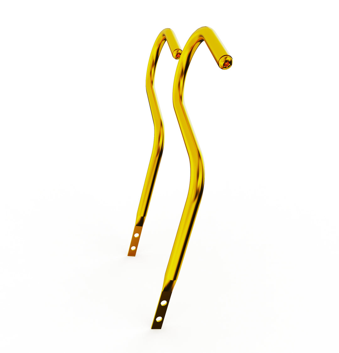 Car Club Sign Plaque Brackets (Gold Plated Stainless Steel)