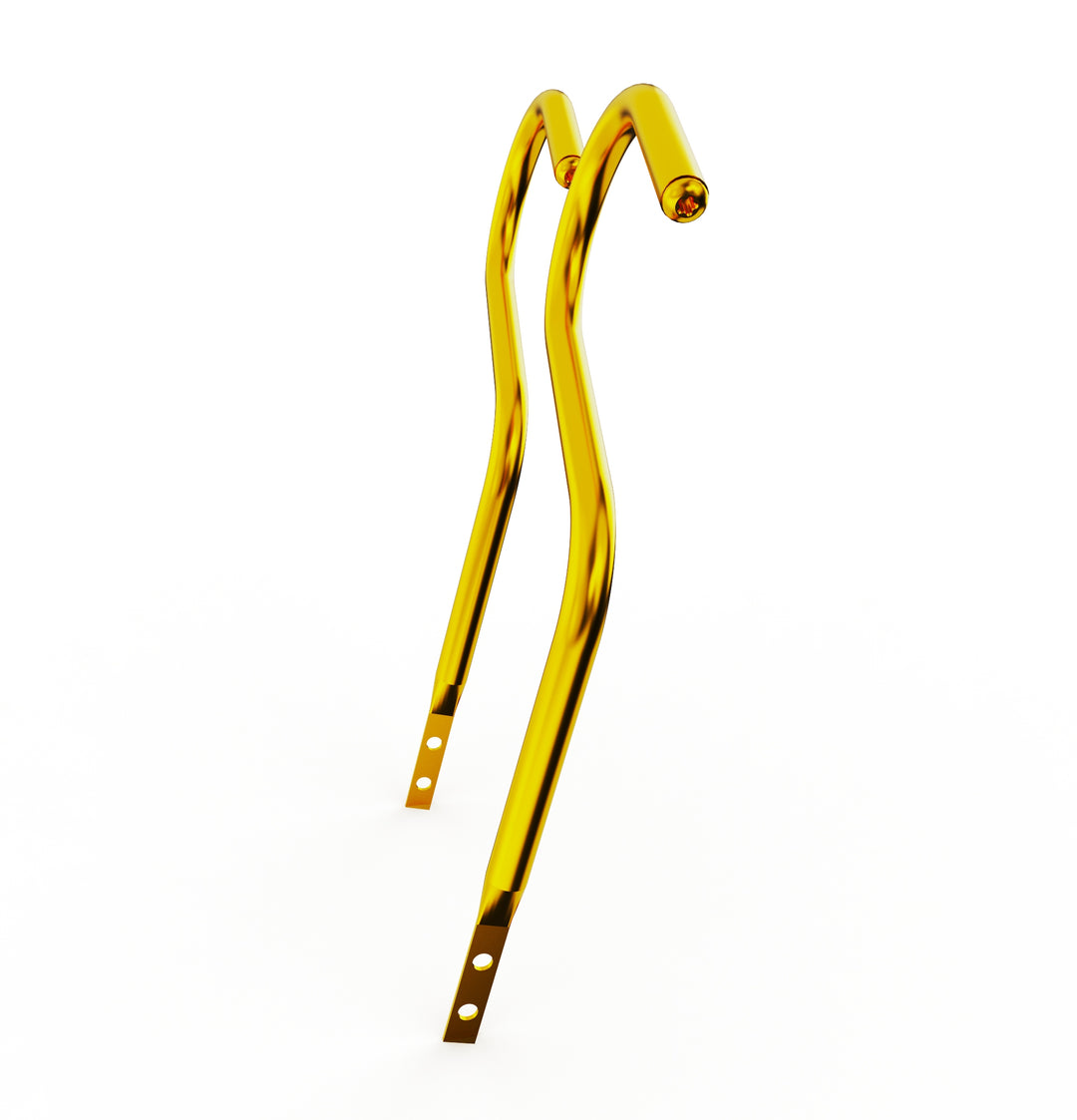 Car Club Sign Plaque Brackets (Gold Plated Stainless Steel)