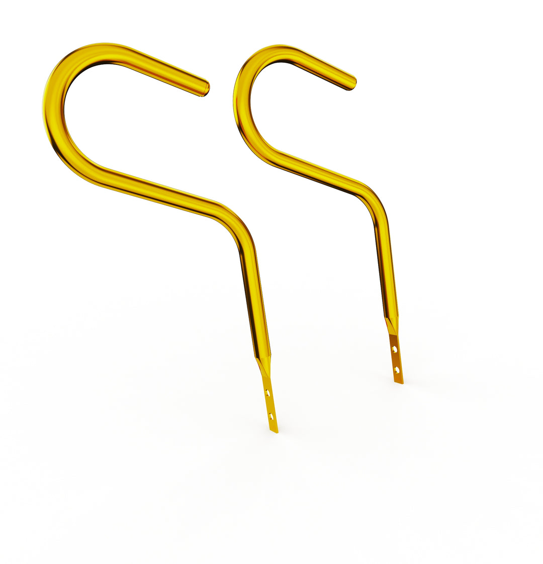 Car Club Sign Plaque Brackets (Gold Plated Stainless Steel)