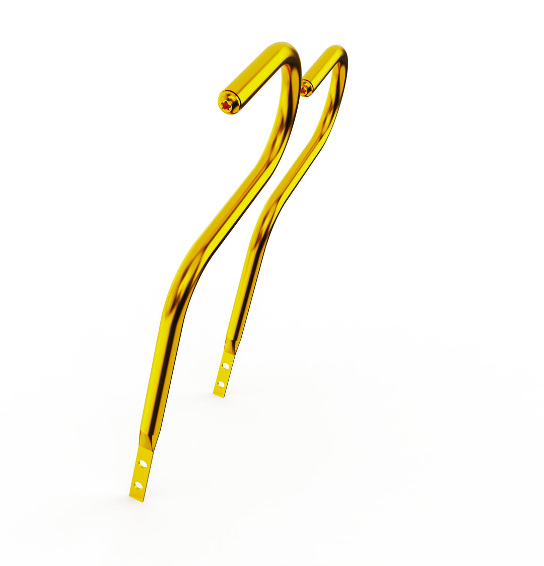 Car Club Sign Plaque Brackets (Gold Plated Stainless Steel)