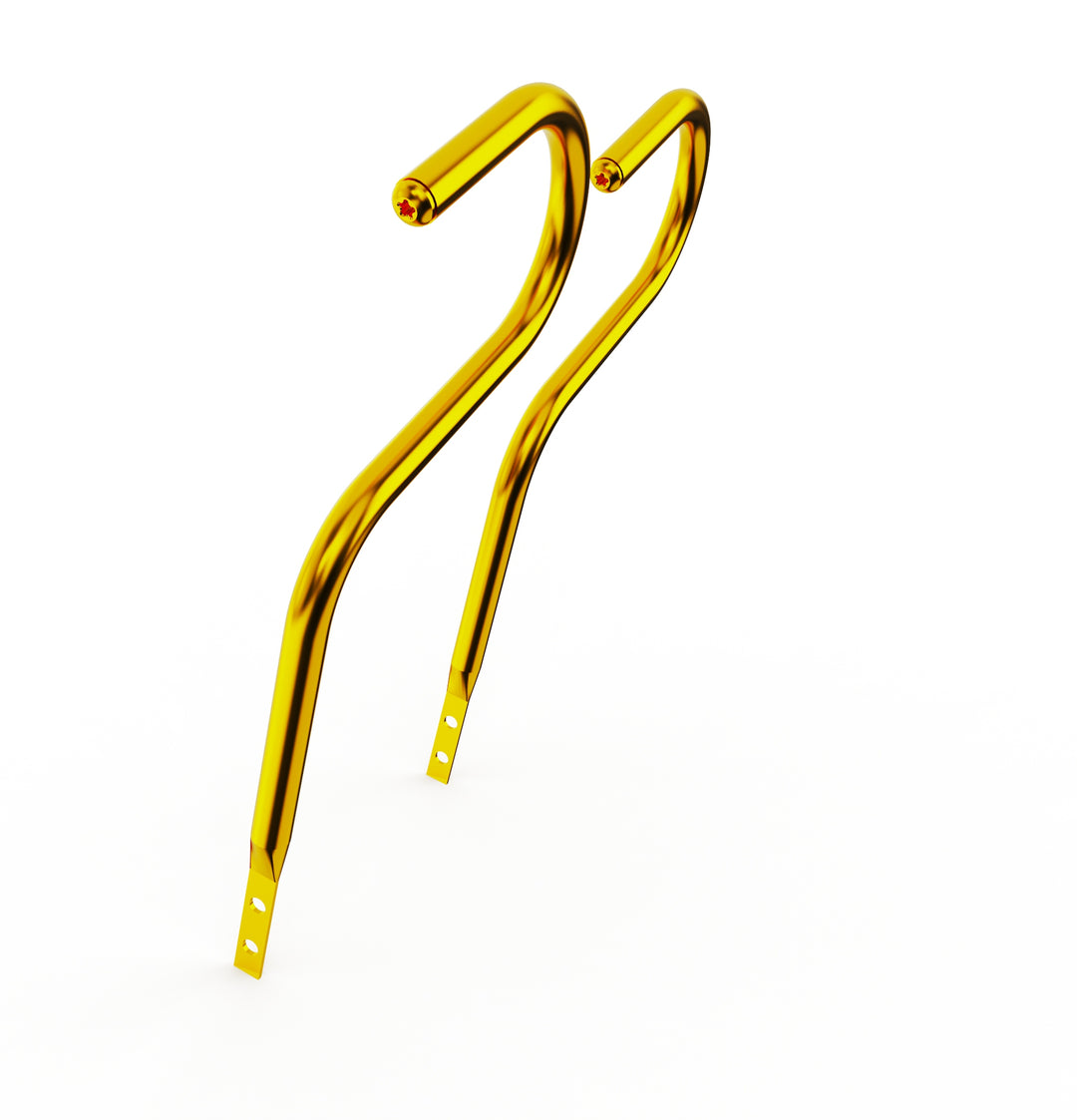 Car Club Sign Plaque Brackets (Gold Plated Stainless Steel)