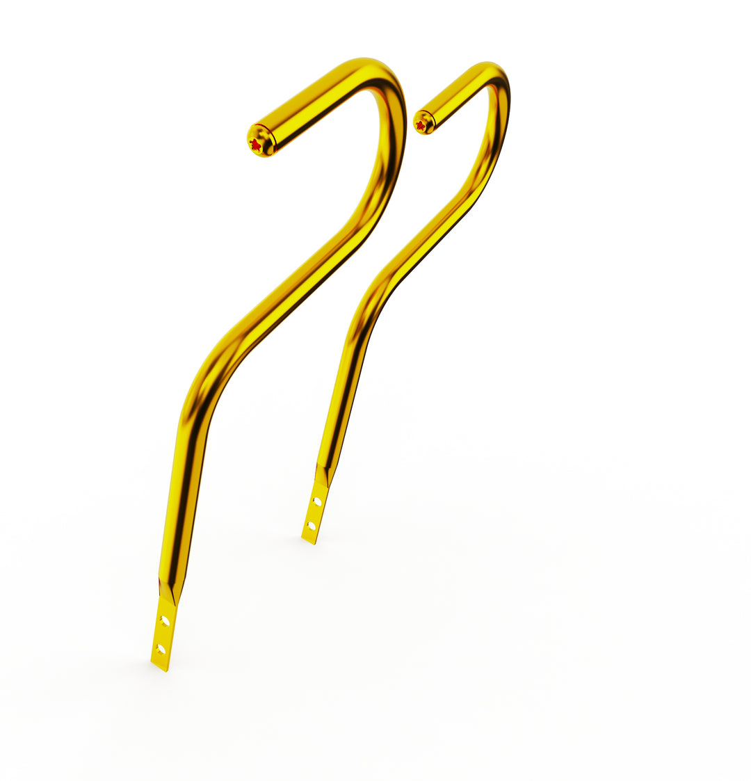 Car Club Sign Plaque Brackets (Gold Plated Stainless Steel)