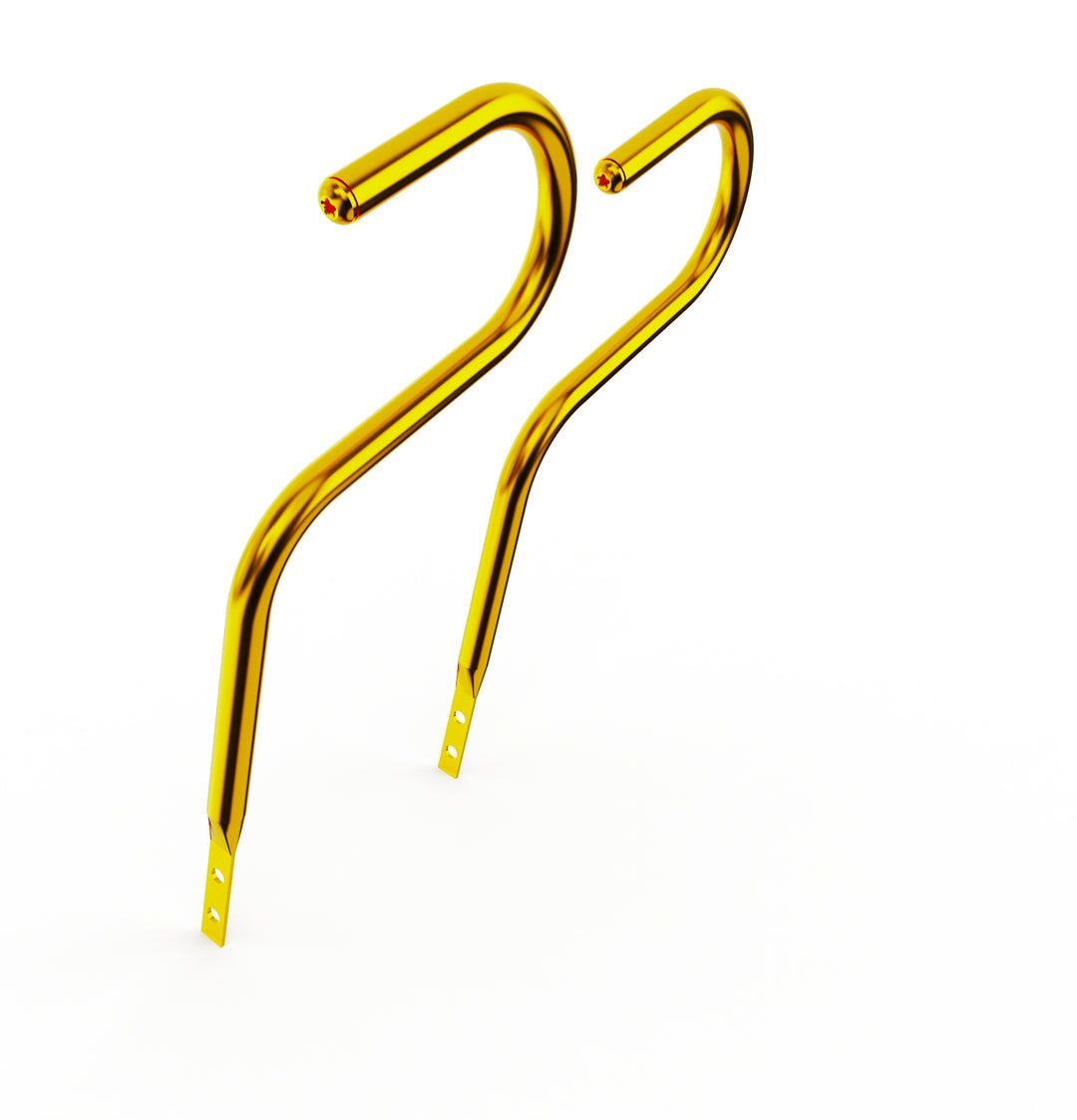 Car Club Sign Plaque Brackets (Gold Plated Stainless Steel)