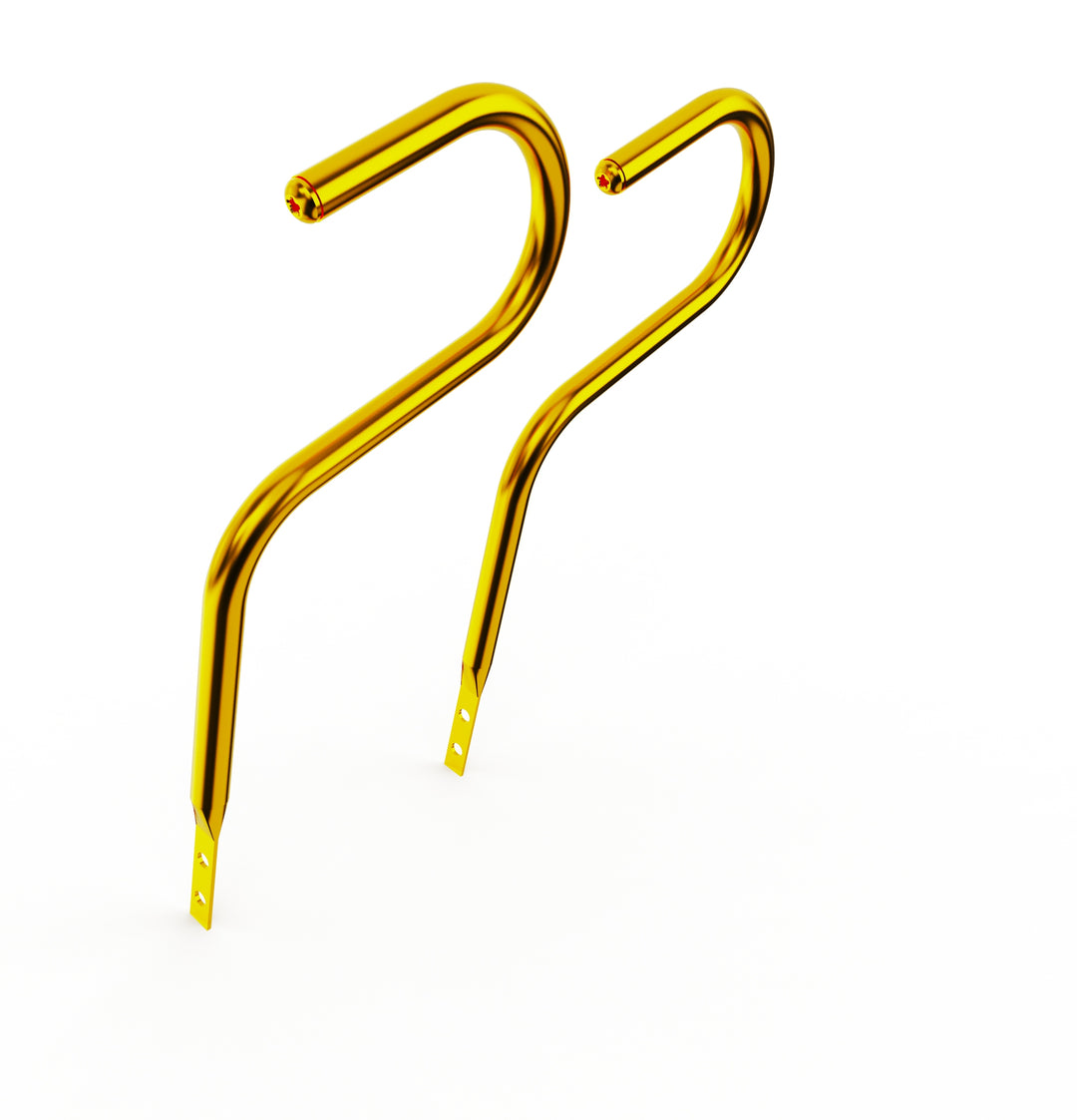 Car Club Sign Plaque Brackets (Gold Plated Stainless Steel)