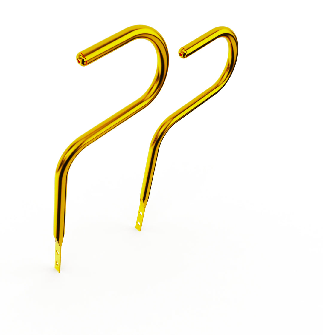 Car Club Sign Plaque Brackets (Gold Plated Stainless Steel)