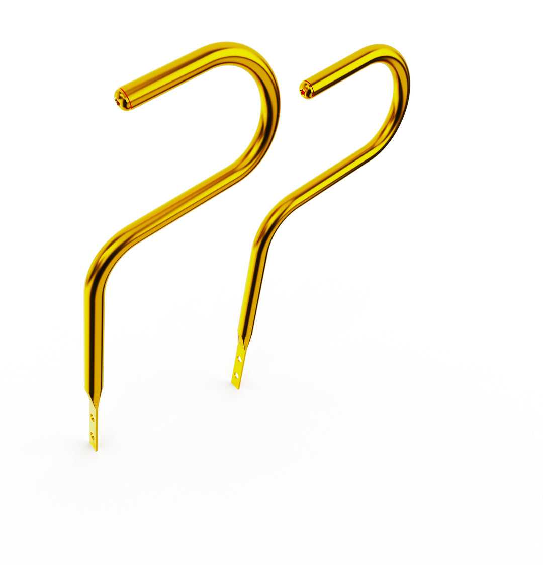 Car Club Sign Plaque Brackets (Gold Plated Stainless Steel)