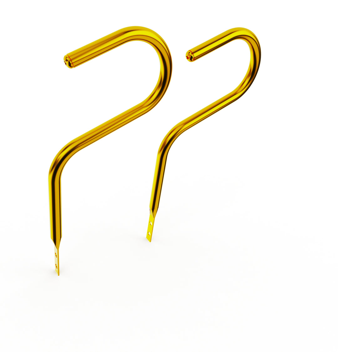 Car Club Sign Plaque Brackets (Gold Plated Stainless Steel)
