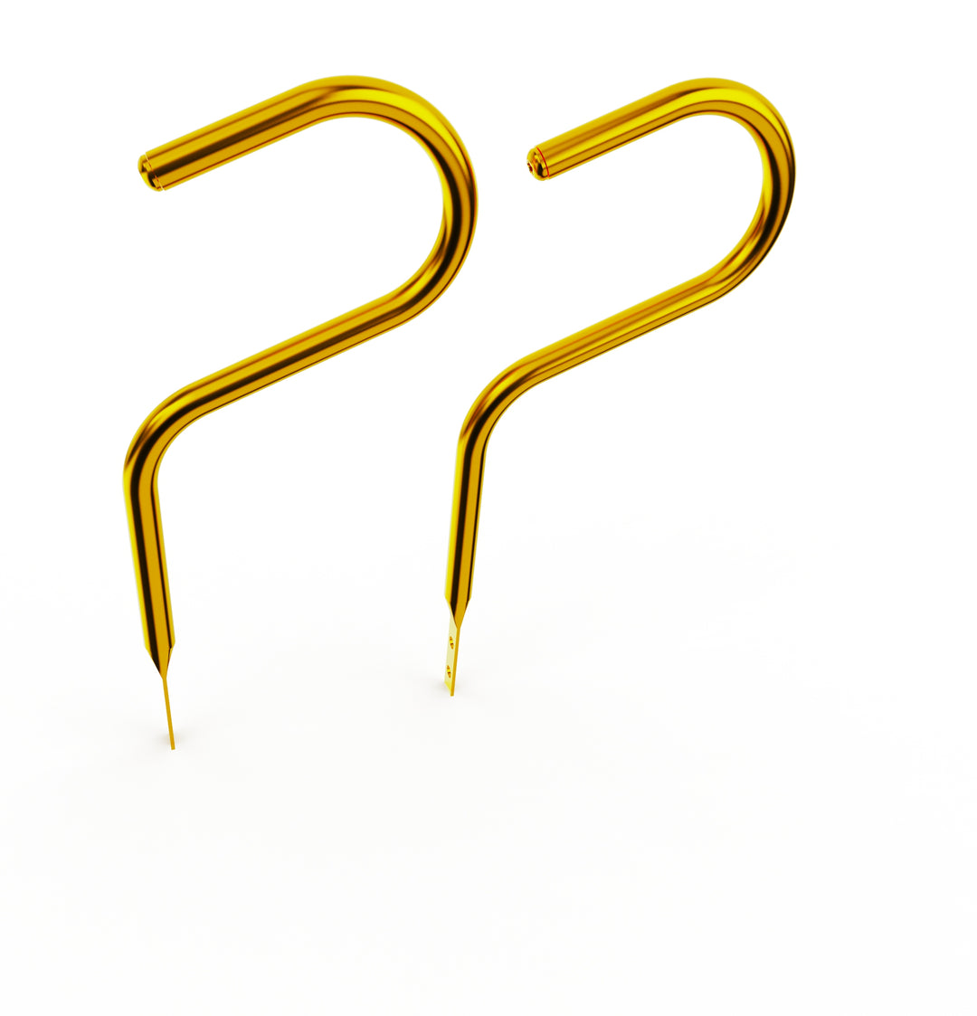 Car Club Sign Plaque Brackets (Gold Plated Stainless Steel)