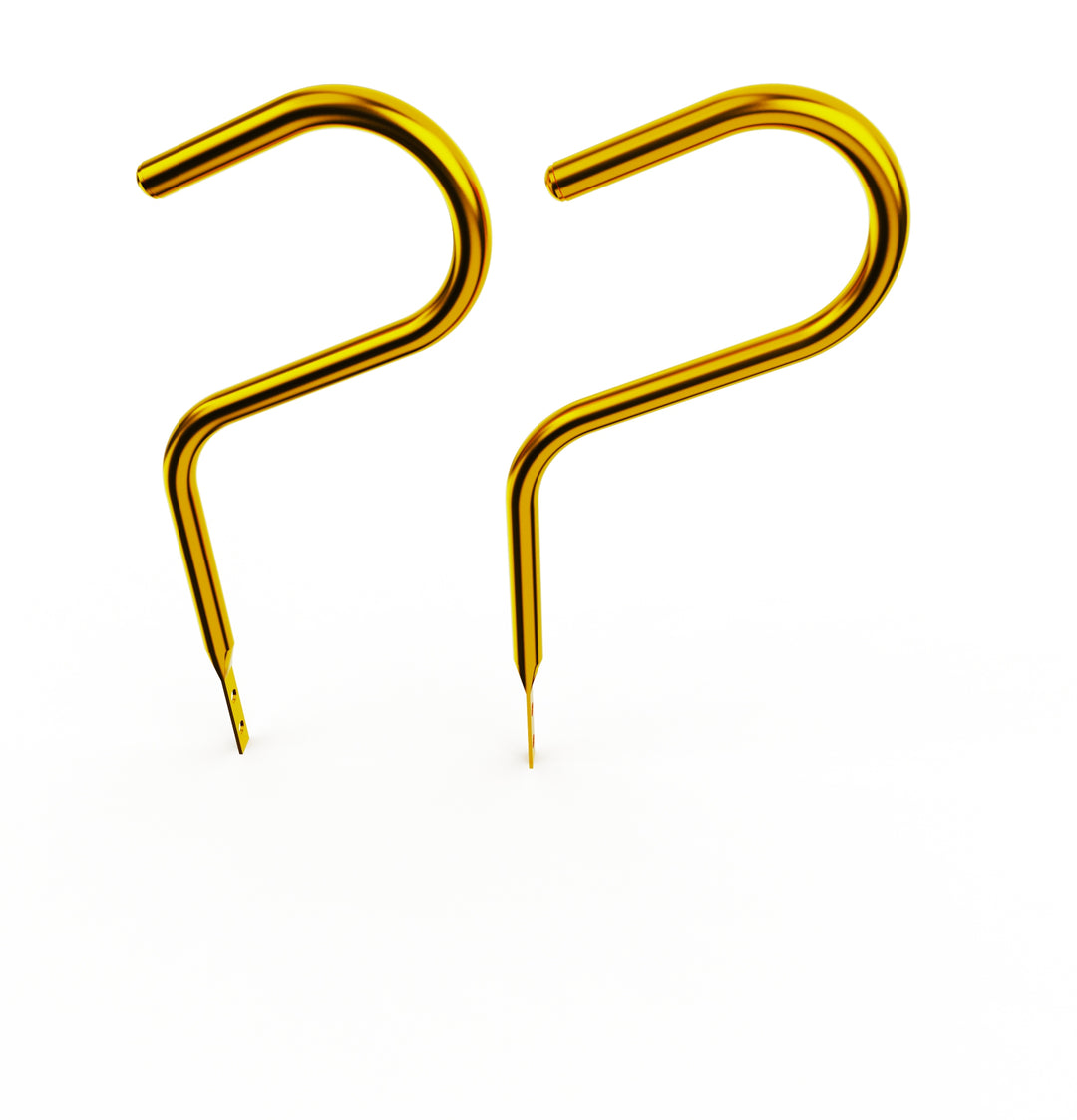 Car Club Sign Plaque Brackets (Gold Plated Stainless Steel)