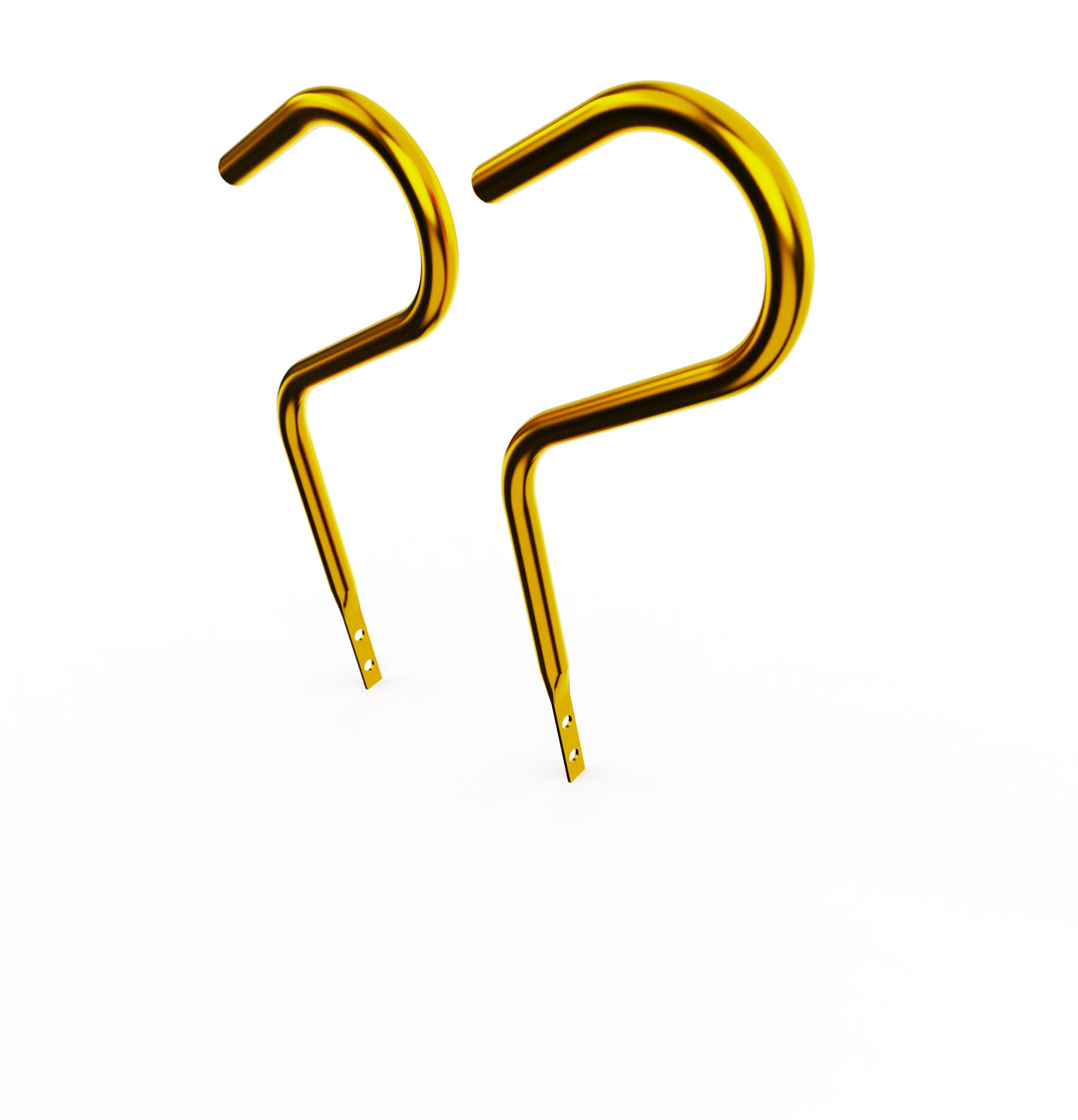 Car Club Sign Plaque Brackets (Gold Plated Stainless Steel)