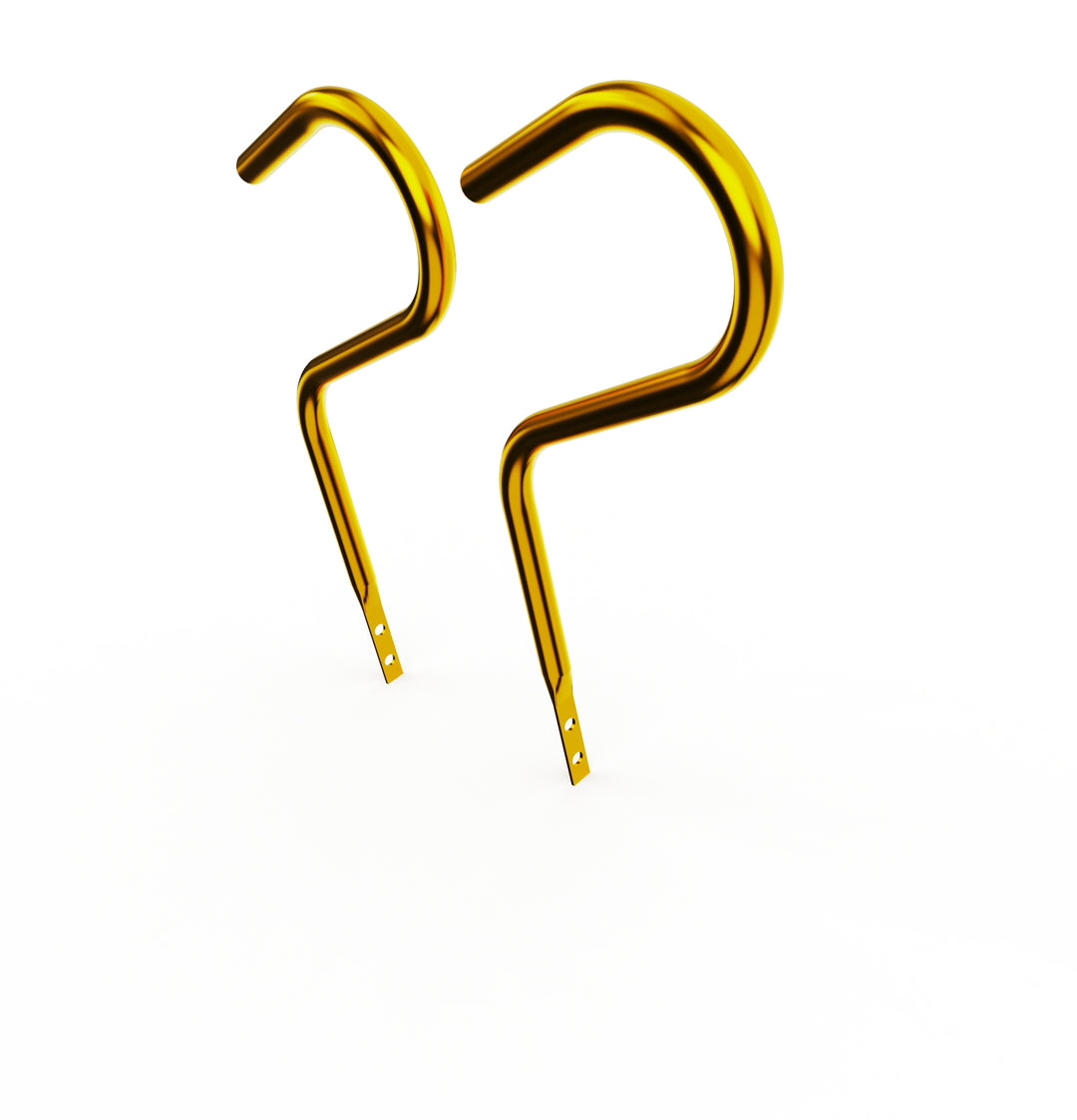 Car Club Sign Plaque Brackets (Gold Plated Stainless Steel)