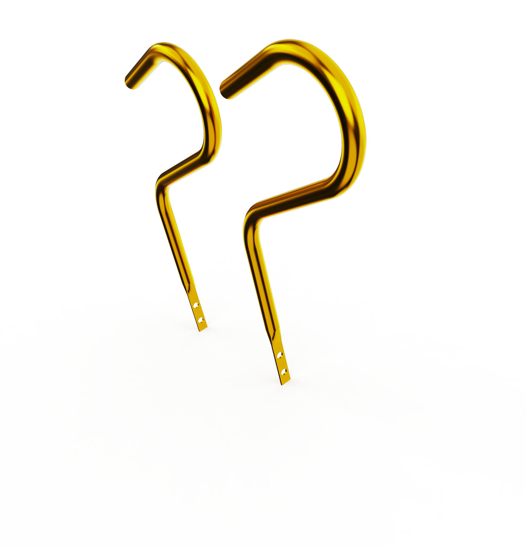 Car Club Sign Plaque Brackets (Gold Plated Stainless Steel)