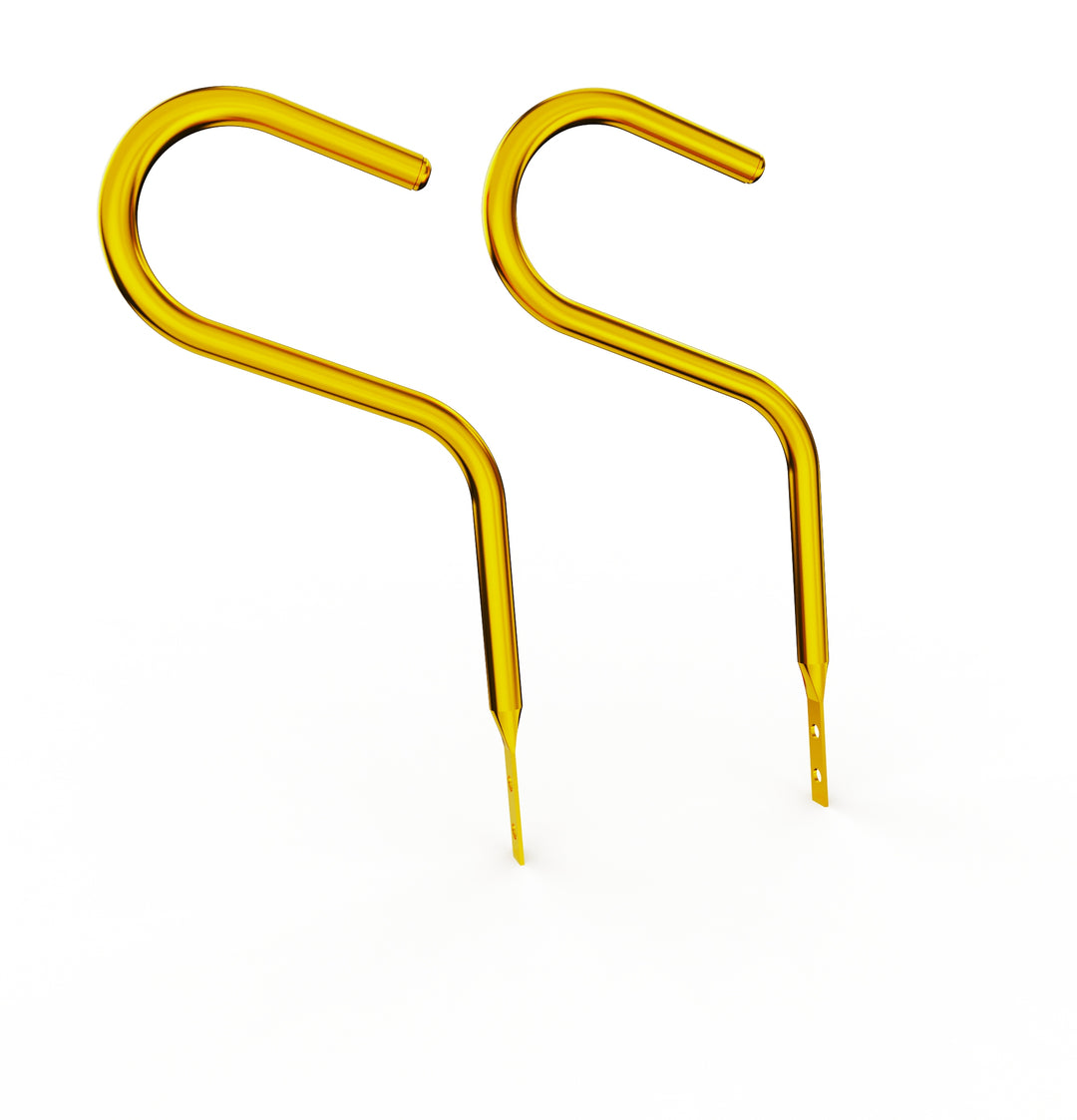 Car Club Sign Plaque Brackets (Gold Plated Stainless Steel)