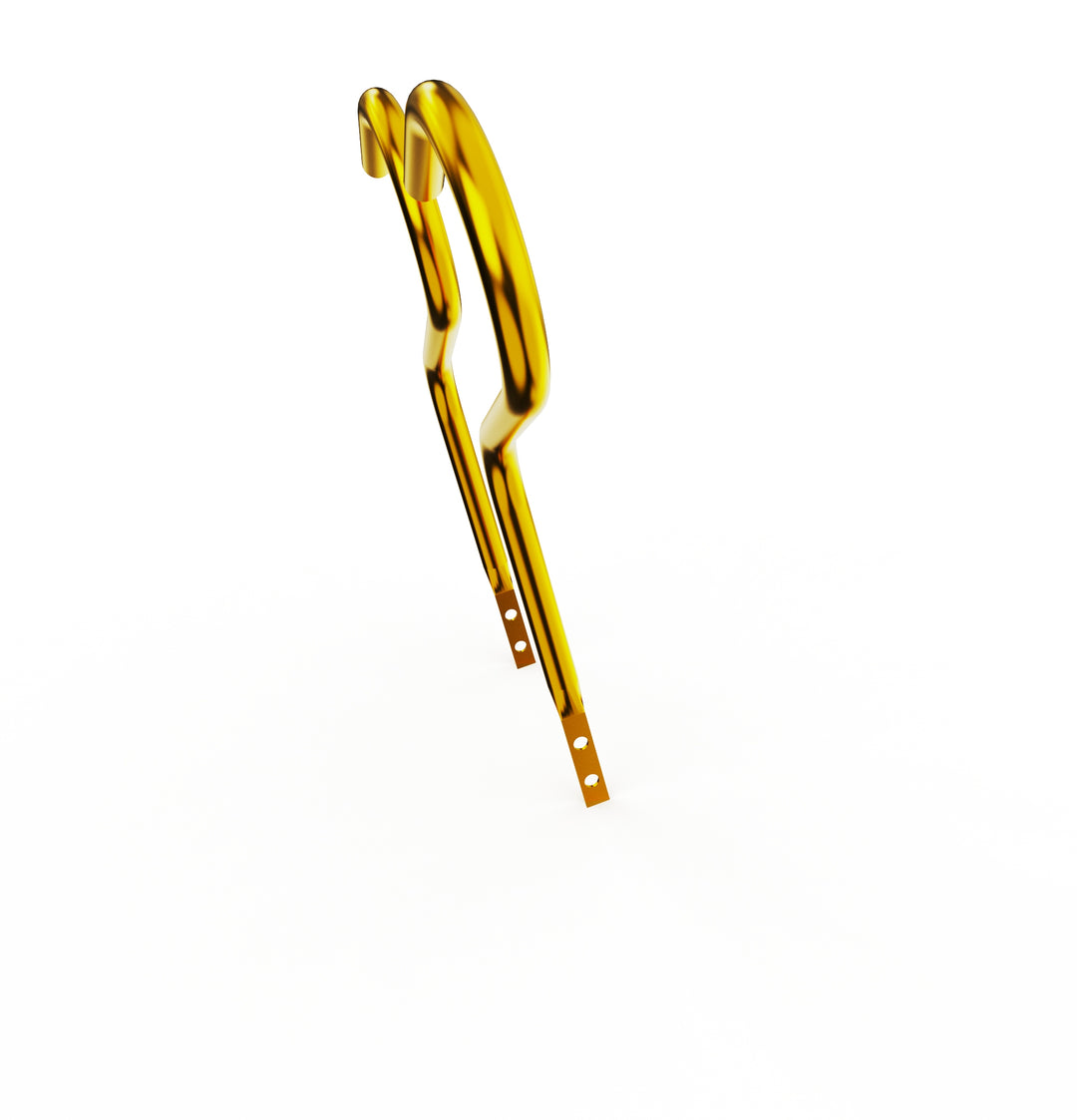 Car Club Sign Plaque Brackets (Gold Plated Stainless Steel)