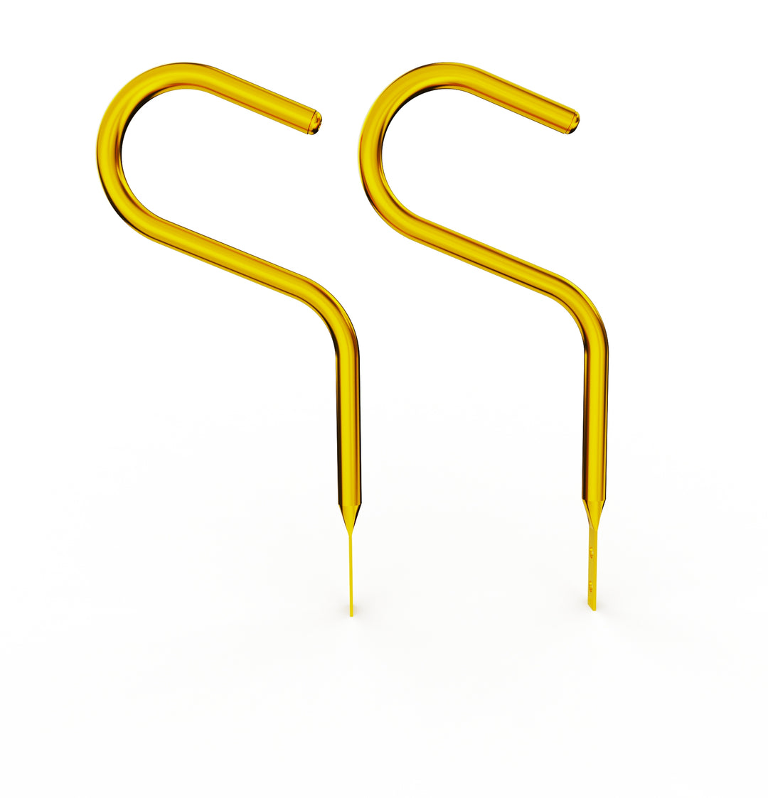 Car Club Sign Plaque Brackets (Gold Plated Stainless Steel)