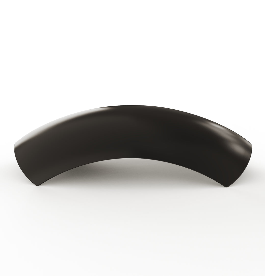 7" 1-Piece Steel Rear Fender (Powder Coated Glossy Black)