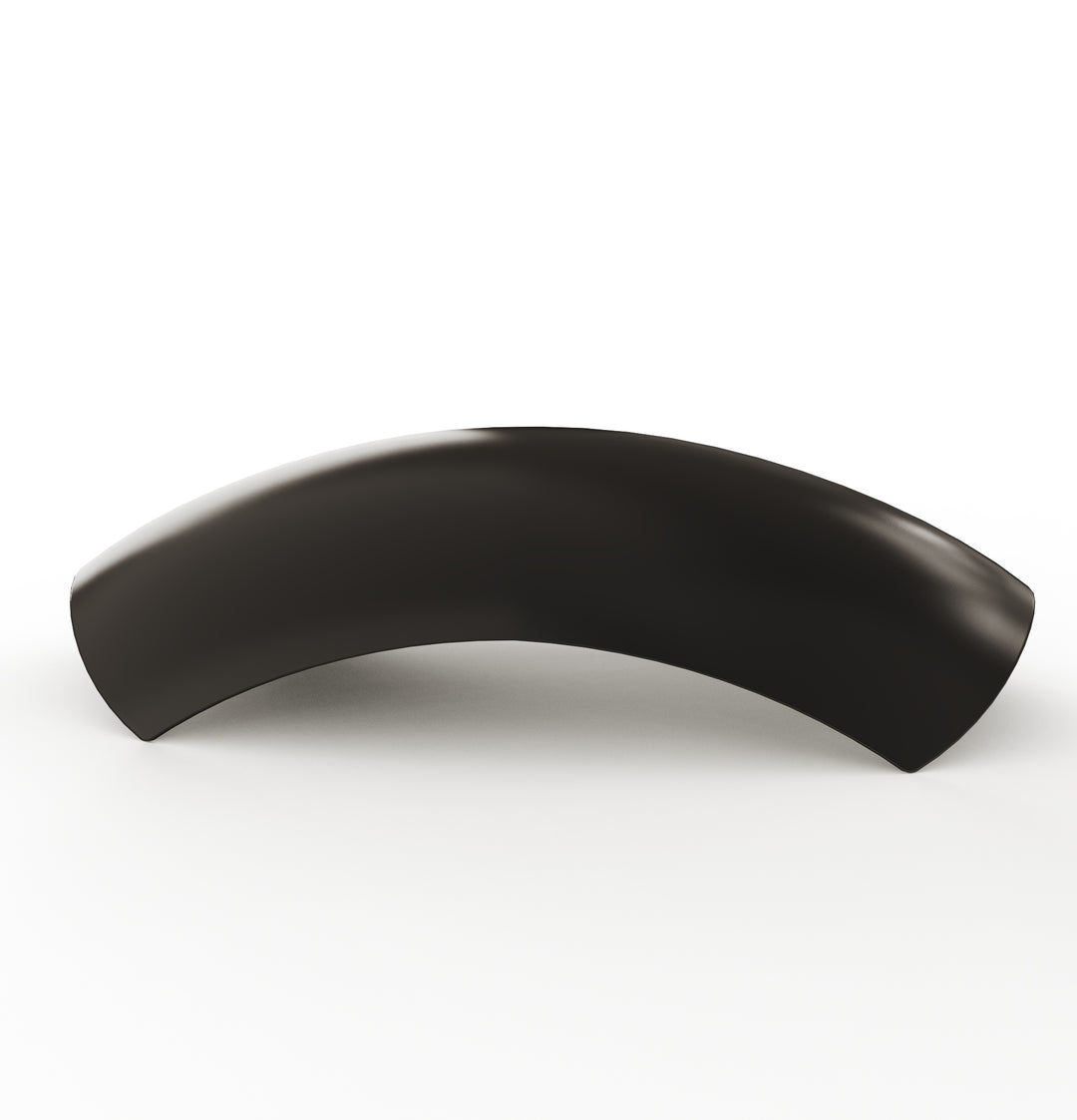 7" 1-Piece Steel Rear Fender (Powder Coated Glossy Black)