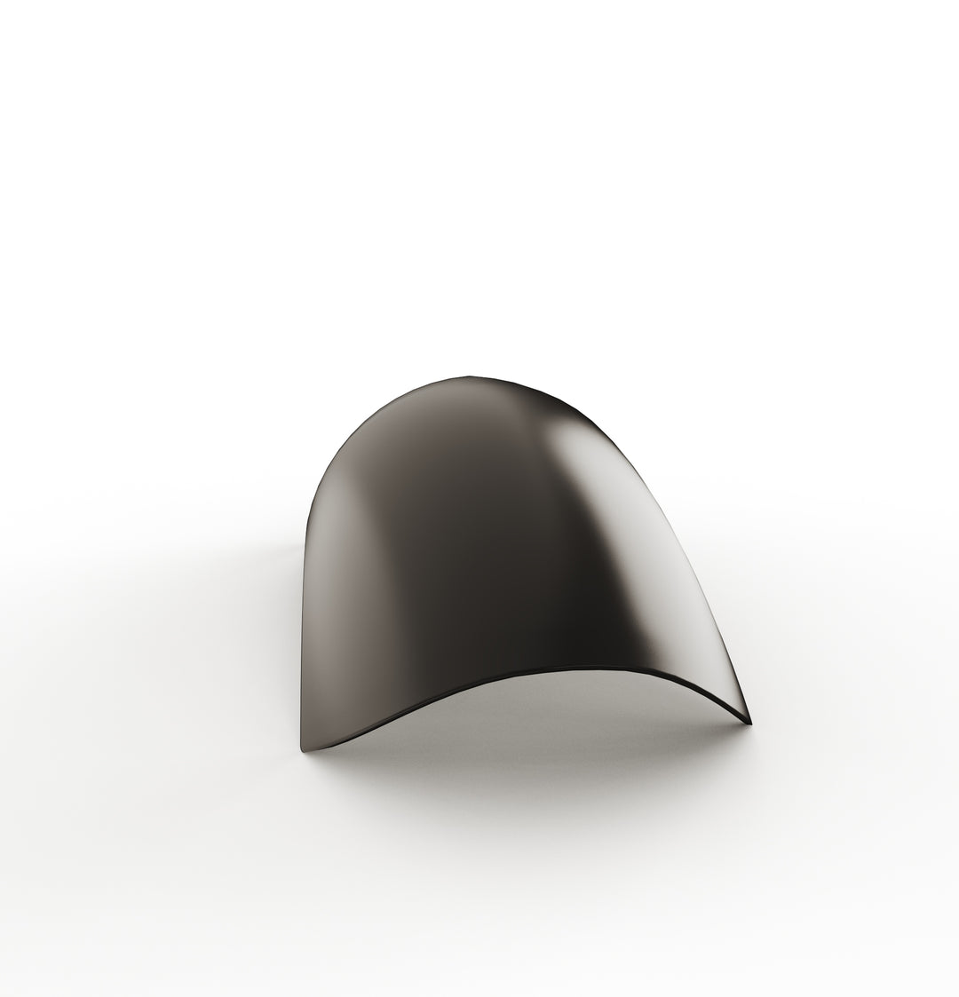 7" 1-Piece Steel Rear Fender (Powder Coated Glossy Black)