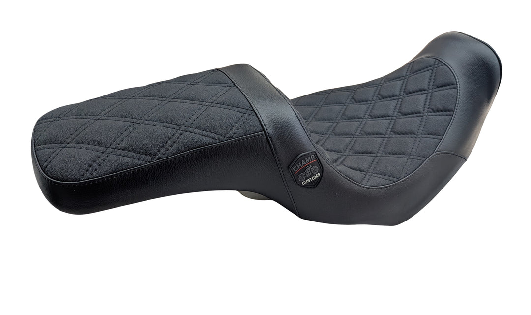 Harley Dyna Performance Diamond Dual Hybrid GEL Seat 2006-2017