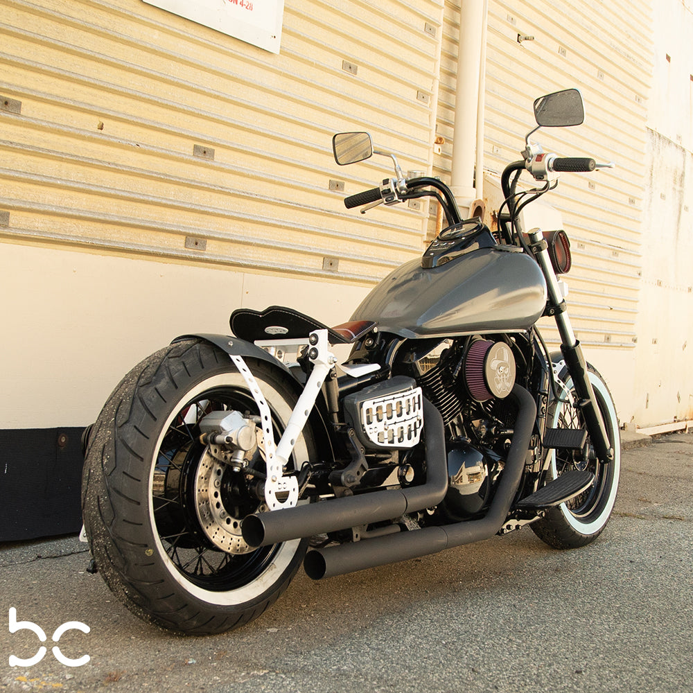 Kawasaki Vulcan vn1500 Rear (STEEL) Fender Combo Kit (Rear Fender + Strut Bracket  + Left Bike Bracket  + Fender Bracket + HEXAGON)