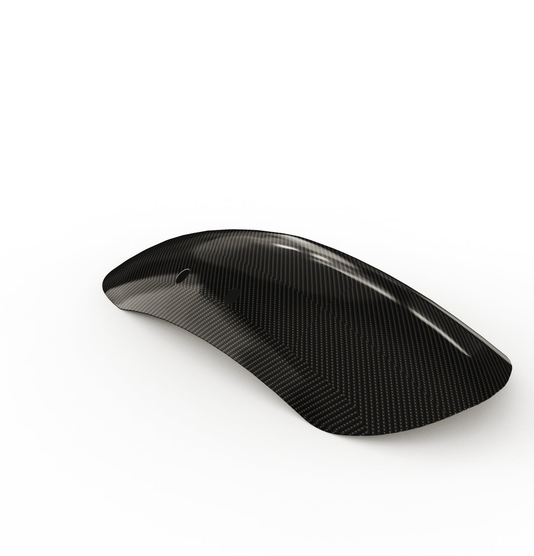 5.5" / 140mm 1-Piece Front Fender Bobber Chopper Motorcycle  (CARBON FIBER)