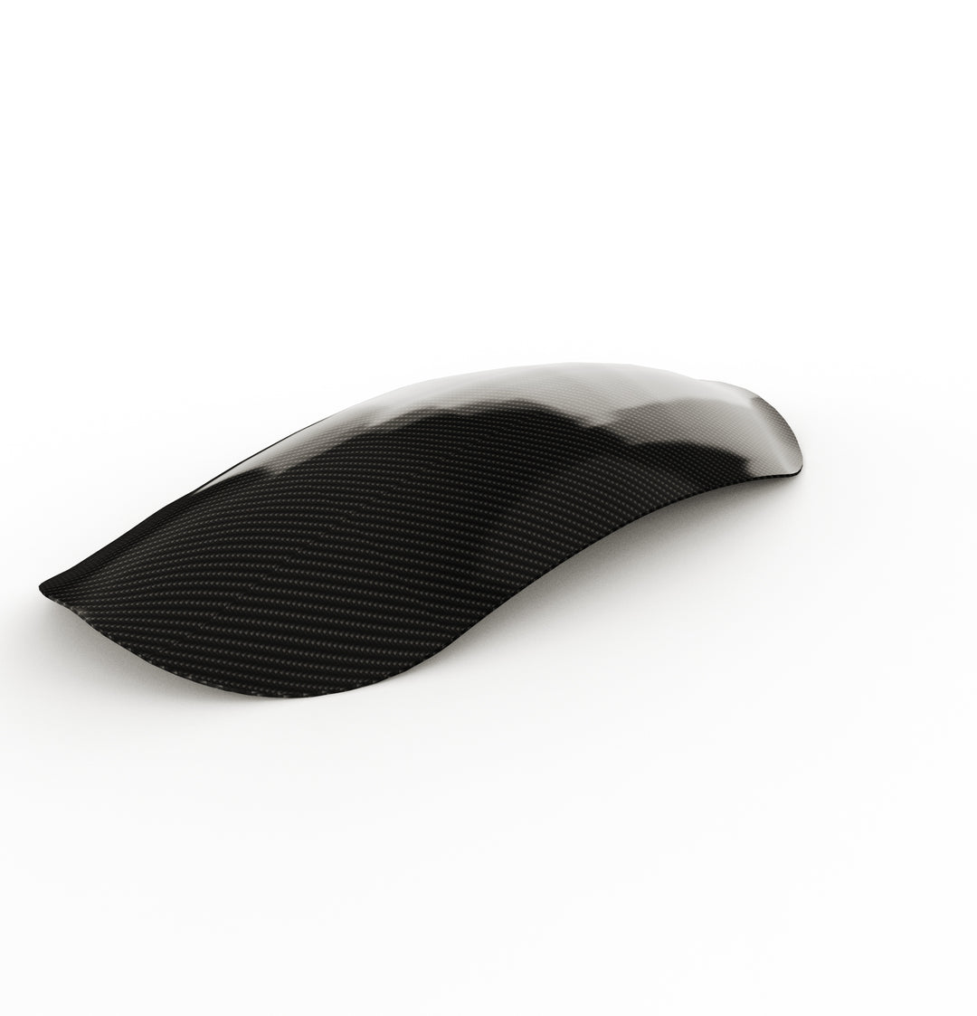 4.33" / 110mm 1-Piece Front Fender Bobber Chopper Motorcycle  (CARBON FIBER)